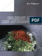Anthropology and Culinary Art