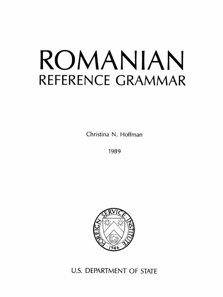 Romanian Grammar
