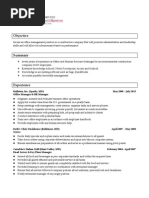 lv resume