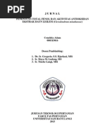 Download Penentuan Total Fenol Dan Aktivitas Antioksidan Ekstrak Daun Leilem by zurmanr080 SN287363283 doc pdf