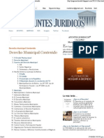 APUNTES JURIDICOS™ - Derecho Municipal Contenido