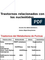 Deficiencias Metabolismo Purinas