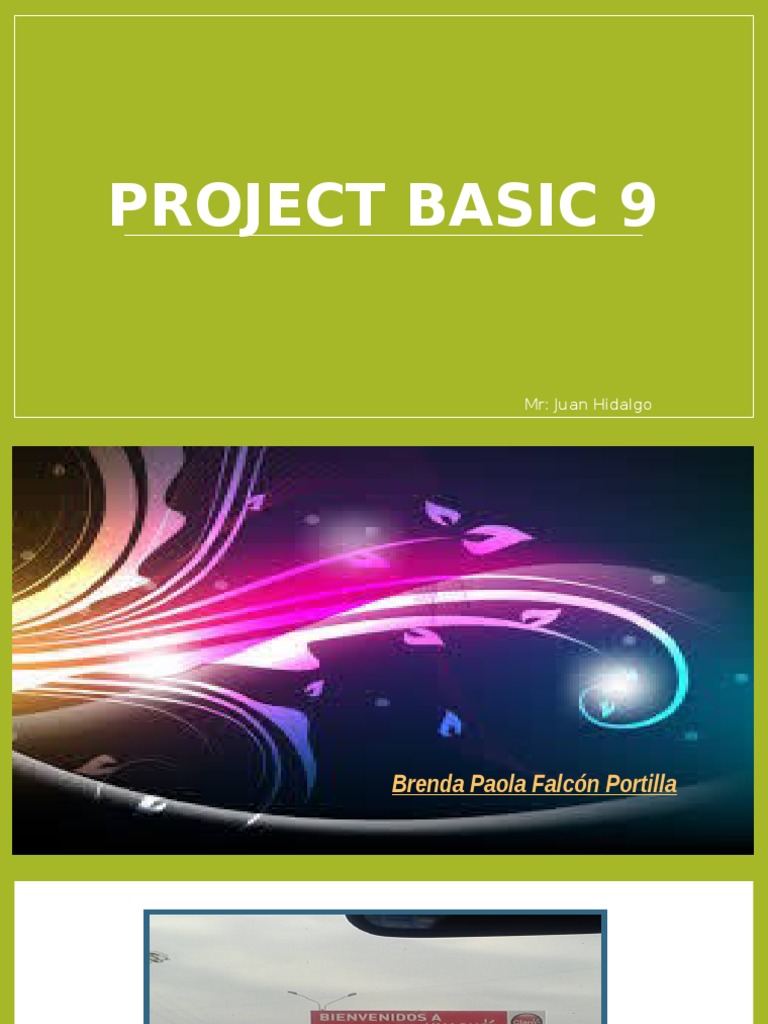 Project Basic 9: MR: Juan Hidalgo | PDF