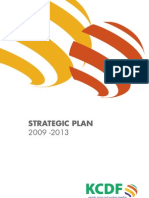 KCDF Strategic Plan 2009-2013