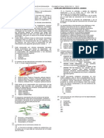 Examen Final Ii Periodo 2012 Biologia 6°