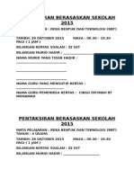 Cover Maklumat Pentaksiran Berasaskan Sekolah 2015