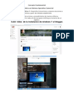 Evidencia Del Vídeo en El Blogger