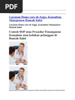 Download Contoh SOP atau Prosedur Penanganan Komplain atau keluhan pelanggan di Rumah Sakit by yoyok SN287385227 doc pdf