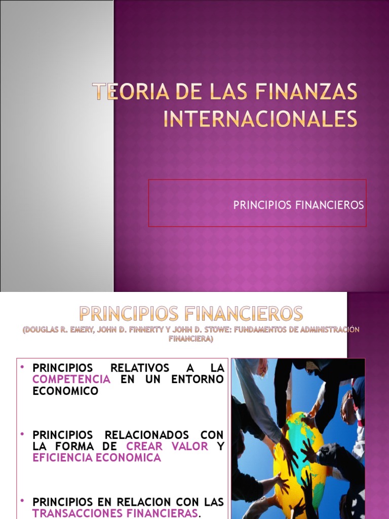 Principios de Las Finanzas Internacionales | PDF | Negocios | Derecho
