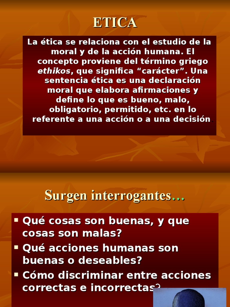 Generalidades de La Etica