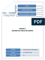 Guia Ejercicios Sistema de Lineas de Espera