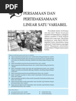 Download Persamaan Dan Pertidaksamaan Linear Satu Variabel by arfian sugianto SN287397559 doc pdf