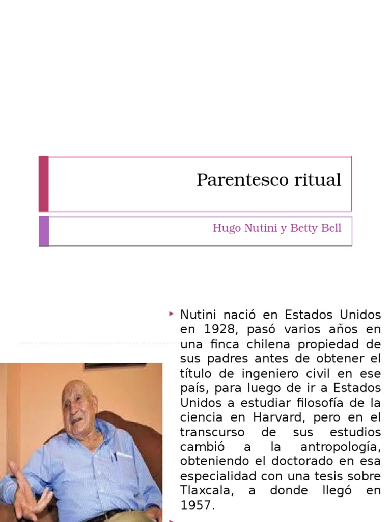 Compadrazgo: Parentesco Ritual en Tlaxcala | PDF | Antropología ...