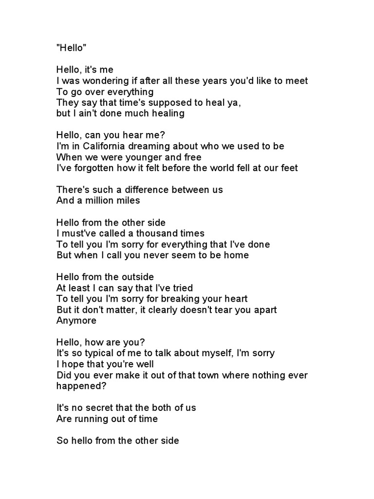 Hello Adele PDF | PDF