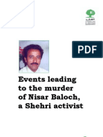Events Leading To The Murder of Nisar Baloch A Shehri Activist1