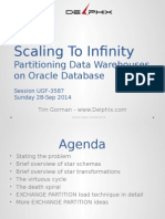 UGF3587 Scaling to Infinity - Partitioning DW in Oracle DB