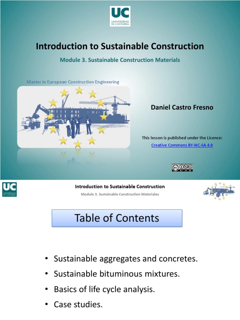 Sustainable Construction Materials Overview | PDF | Construction ...