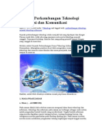Sejarah Perkembangan Teknologi Informasi Dan Komunikasi