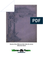 Storni, Alfonsina - Buenos Aires (Manuscrito)_ Libro de Versos
