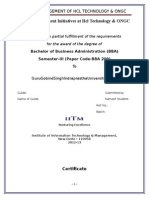 Green Management of HCL Technology & Ongc