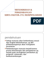 4 Pertumbuhan Perkembangan Serta Faktor 2 Yg Mempengaruhix