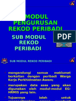 Taklimat Pengurusan Rekod Peribadi v3