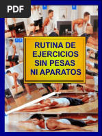 Rutinas de Ejercicios Sin Pesas Ni Aparatos