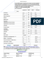 Enter Current Rates For Labour, Material, Taxes Etc. & Click Rate Button Above