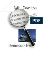 Cloze Tests Intermediate