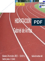 HIDRATACION - Gabriel de Arriba