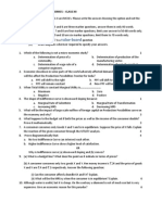 Value-Based: Set - I Economics - Class Xii