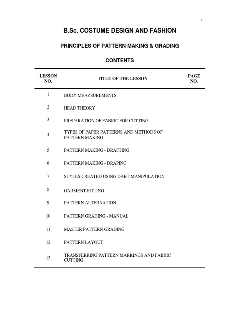 Pattern Making Principles for Fashion | PDF | Technical Drawing | Clothing