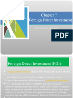 Foreign Direct Investment: International Business