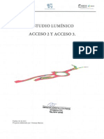 Estudio Luminico Acceso 2 y Acceso 3