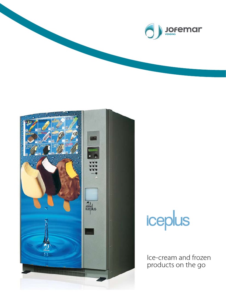 Jofemar Ice Plus: Automated Ice Cream Dispensing | PDF | Elevator ...