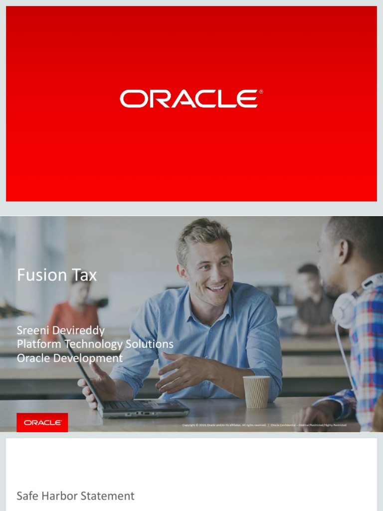 Oracle Fusion Tax PDF Invoice Taxes