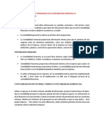 Diferencias de Contabilidad Gerencial y Contabilidad Financiera