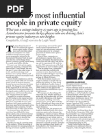 AsianInvestor - Asia's 25 Most Influential People in Private Equity