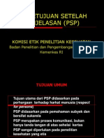 PSP Dan Contoh Naskah Dan Form Persetujuan PSP