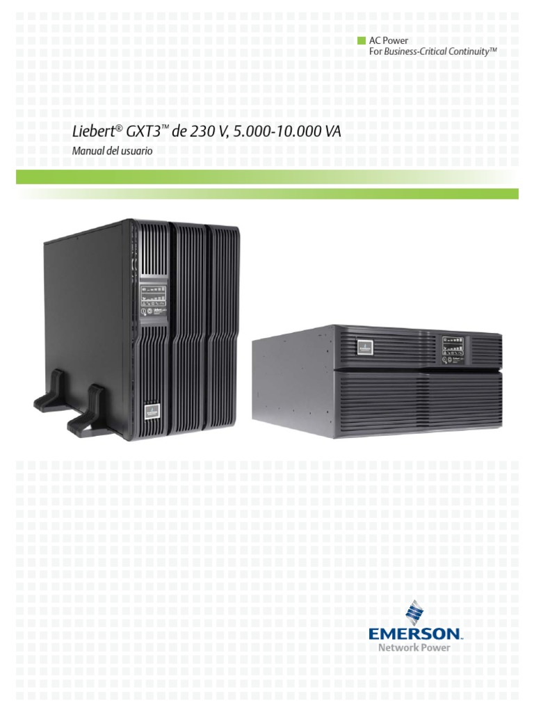 Liebert Emerson GXT3 3000VA UPS Doppia Conversione - Celle Nuove Garanzia 12 Mesi