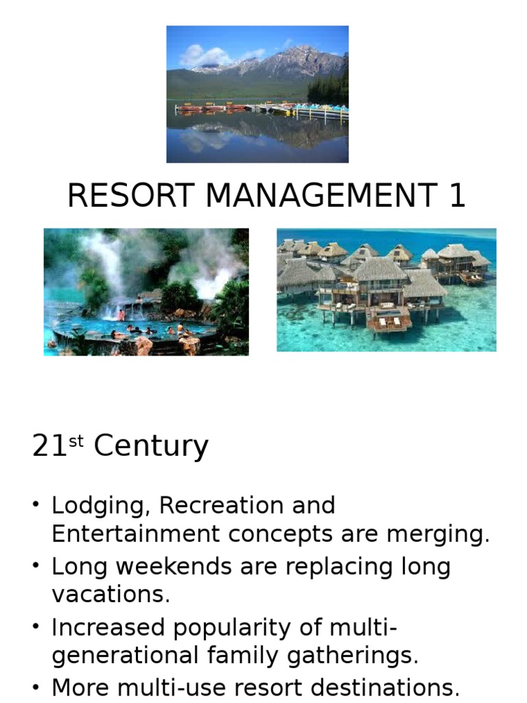 Resort Management 1 | PDF | Bisnis