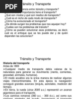 Introducción al Tránsito y Transporte