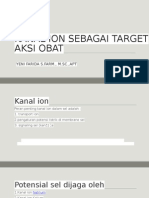 Kanal Ion Sebagai Target Aksi Obat