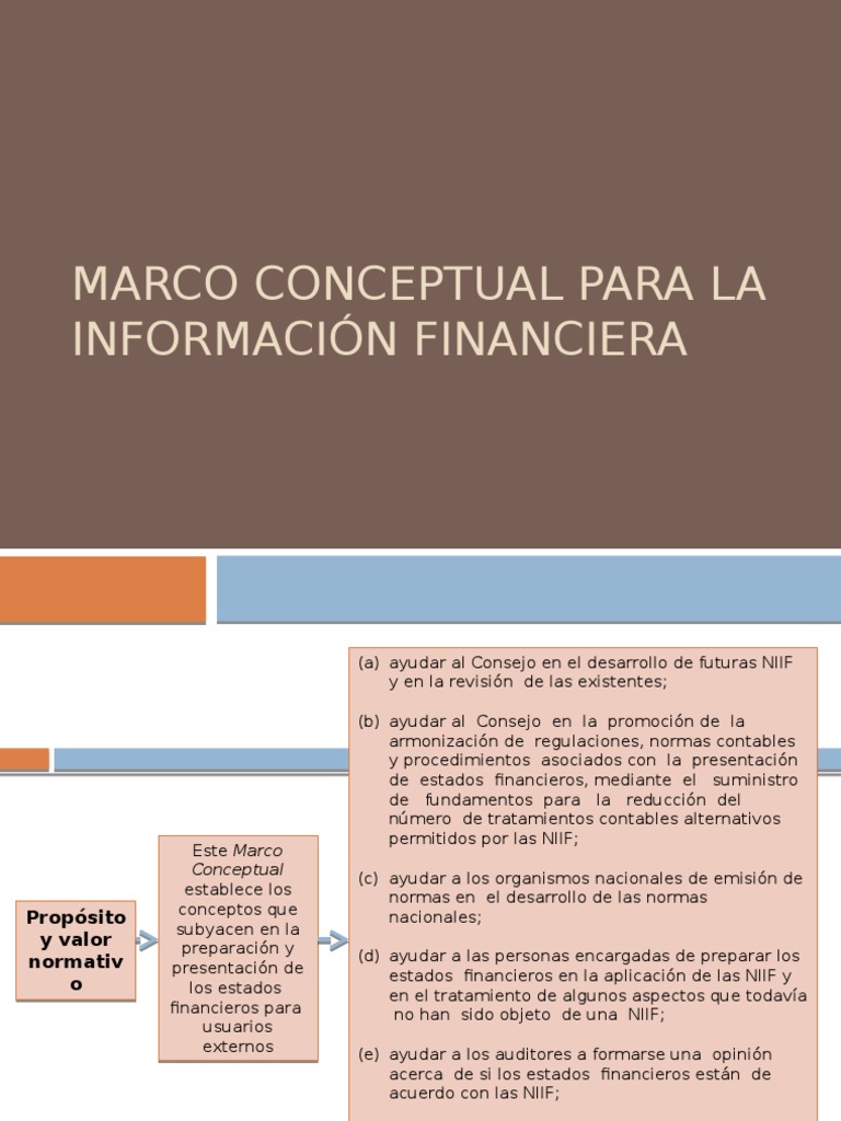 Marco Conceptual para La Información Financiera PDF