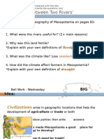 Mesopotamia - Geography Questions