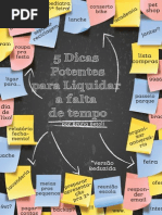 5 dicas potentes para liquidar a falta de tempo