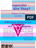 Transgender - Who Are They