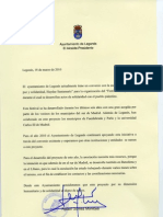 Carta de Apoyo Al Festival Interpueblos Del Ayuntamiento de Leganes