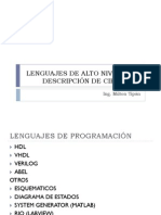 2 - Lenguajes de Alto Nivel para Descripcion de Circuitos