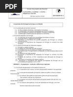 Objetivos 10 Ano Teste 1